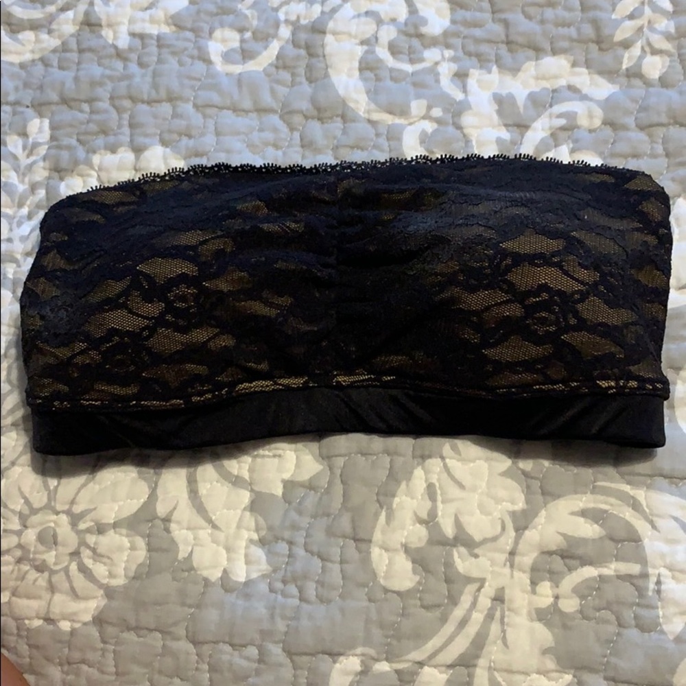 Maidenform Black Lace Bandeau